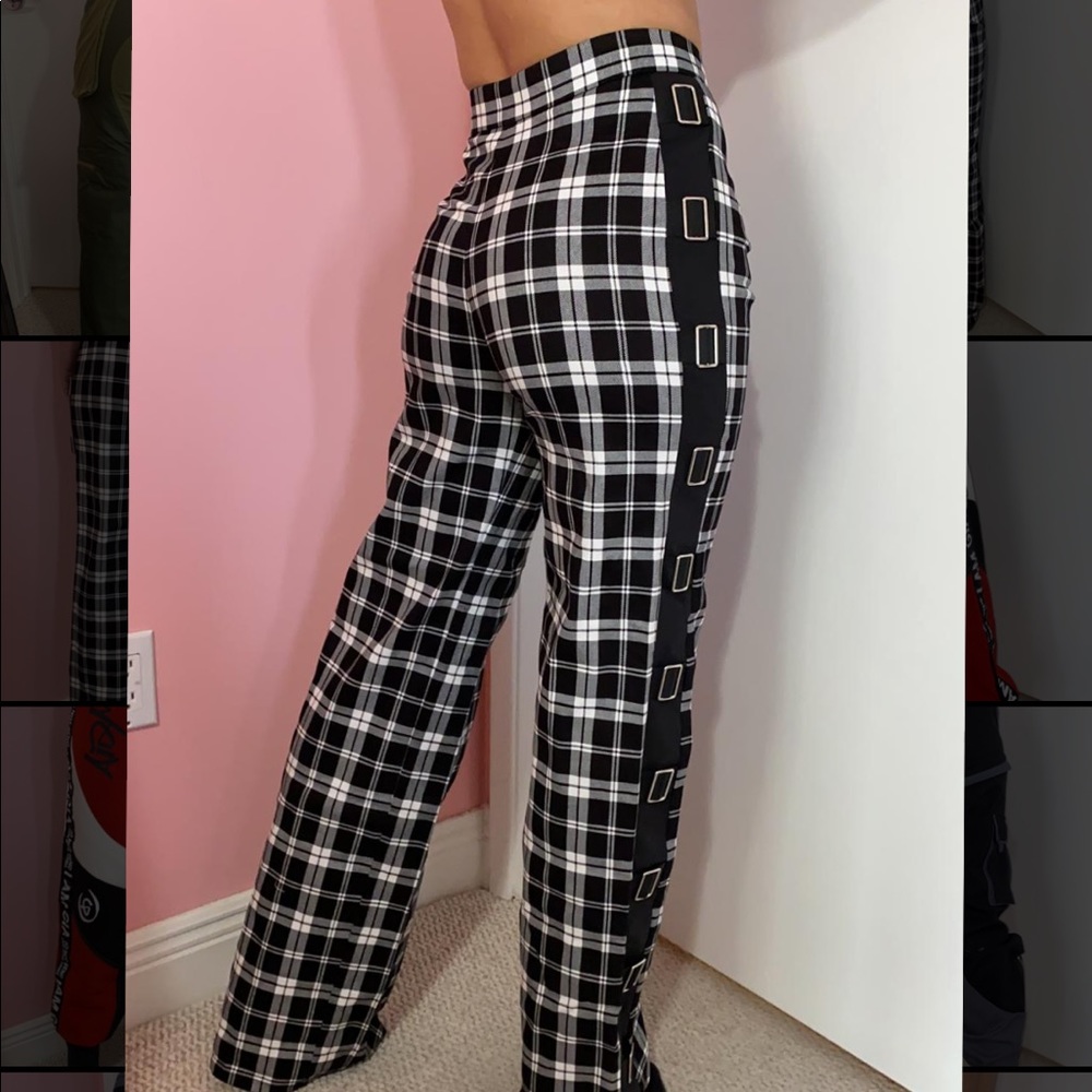 I.AM.GIA Heist Plaid High Wasted Pants